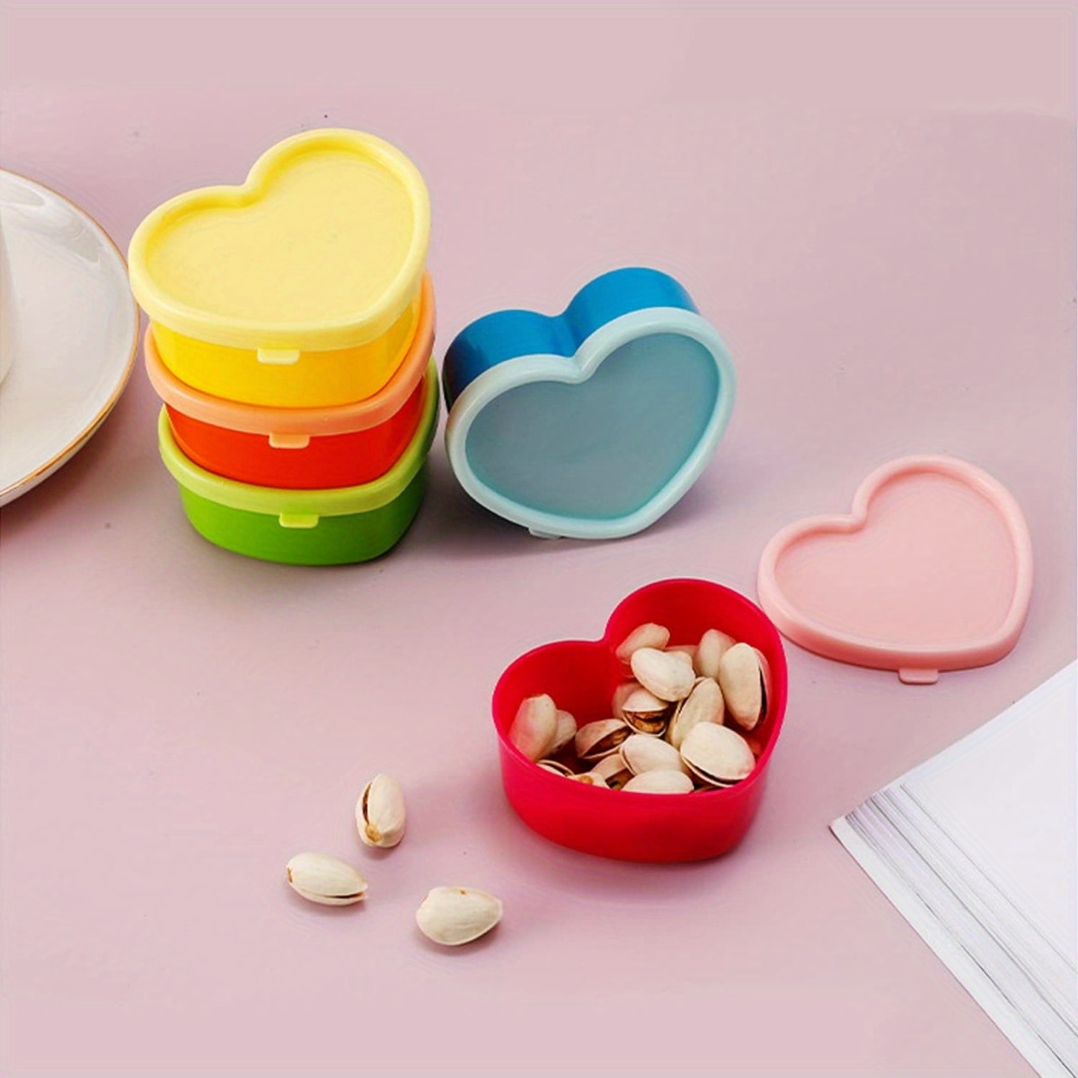 Kitchen Gadgets Organizer - 5PCS Mini Lunchbox Condiment Opbergdoos Met