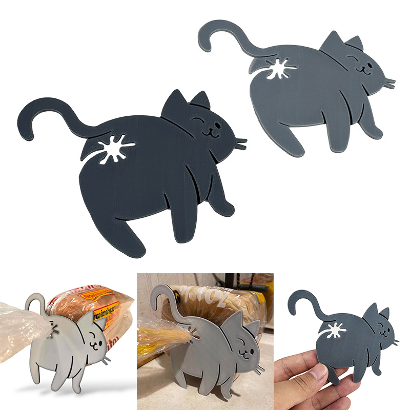 Kitchen Gadgets To 3D Print - 2 stuks grappige kat butt bag