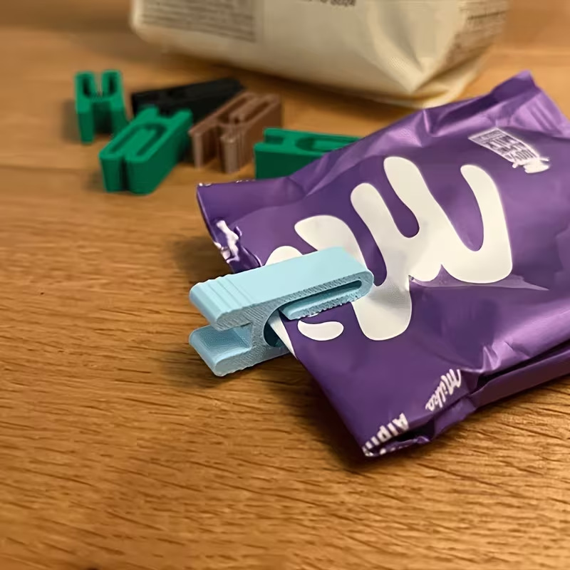 Kitchen Gadgets To 3D Print - 10 stuks 3D-geprinte voedselverzegelingsclips, lichtgewicht, duurzaam,
