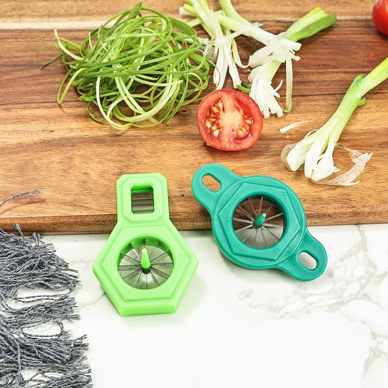Kitchen Gadgets Wirecutter - Scallion Cutter RVS Pruimenbloesem Scallion Cutter