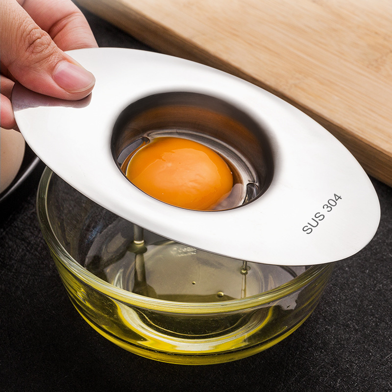 Egg Separator Tool - Rvs Eiwit Separator Gereedschap Eieren Dooier