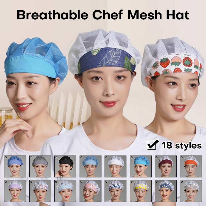 Kitchen Gadgets For Women - Mannen Vrouwen Koksmuts Stofdicht Koken Cap