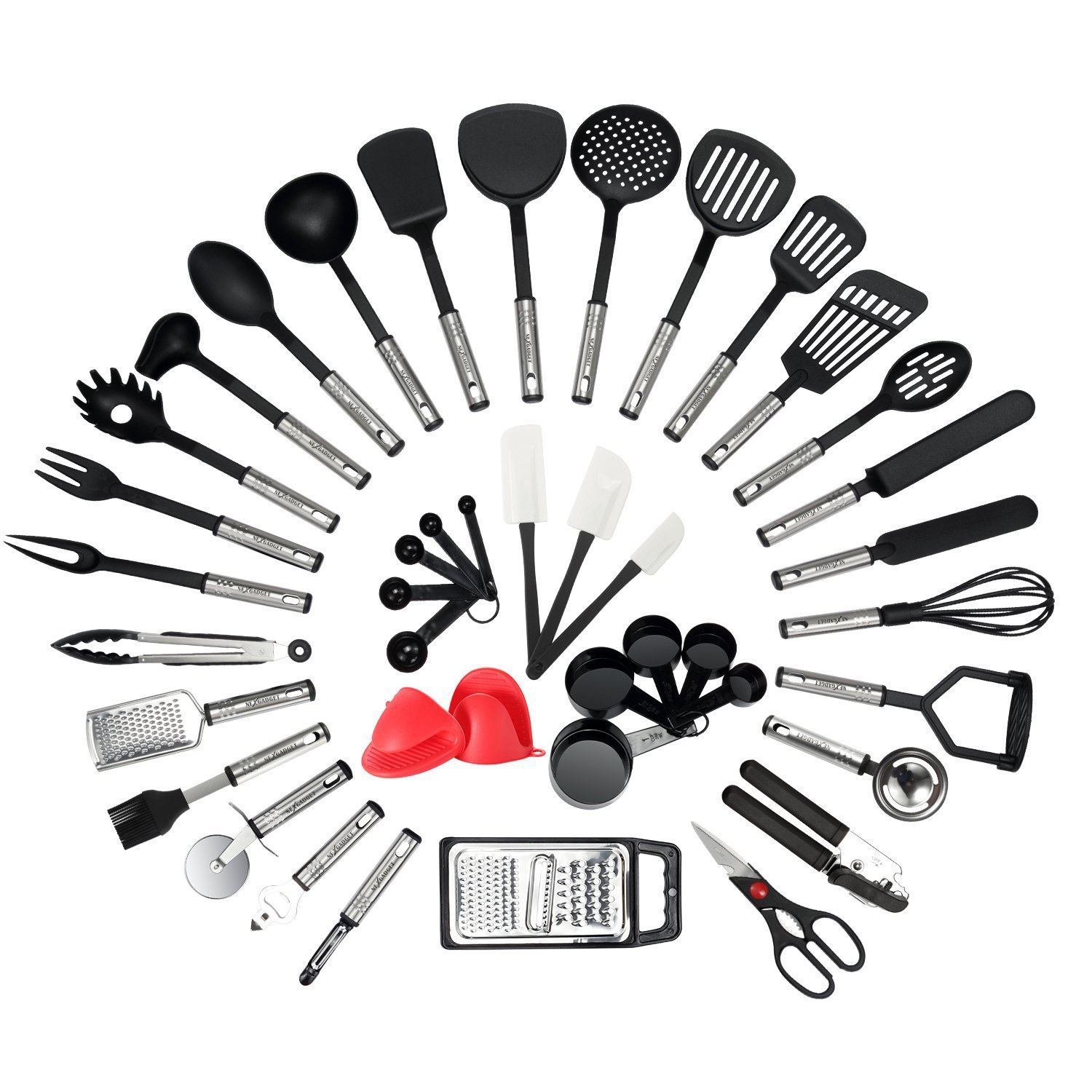 Kitchen Gadgets For Cooking - Hete Aanbieding 42-delige Anti-aanbakset Hittebestendige Nylon