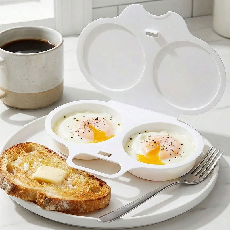Kitchen Gadgets For Gifts - Magnetron-eierdoos voor het maken van ontbijt,
