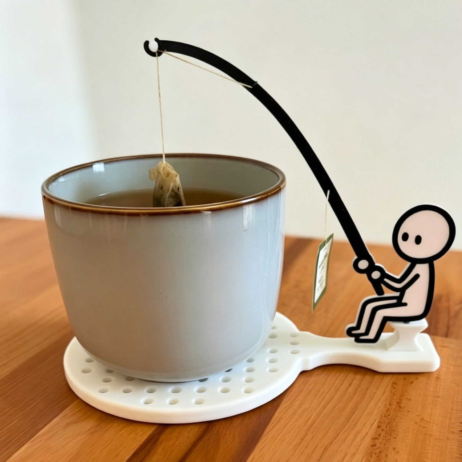 Kitchen Gadgets To 3D Print - Originele 3D-geprinte theehouder, mini-visser theezakhouder met