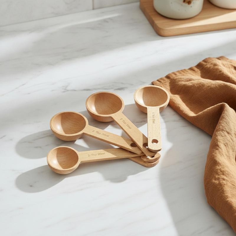 Houten maatschepje 7,5-45ML, d - Kitchen Gadgets For Gifts recensie en prijs