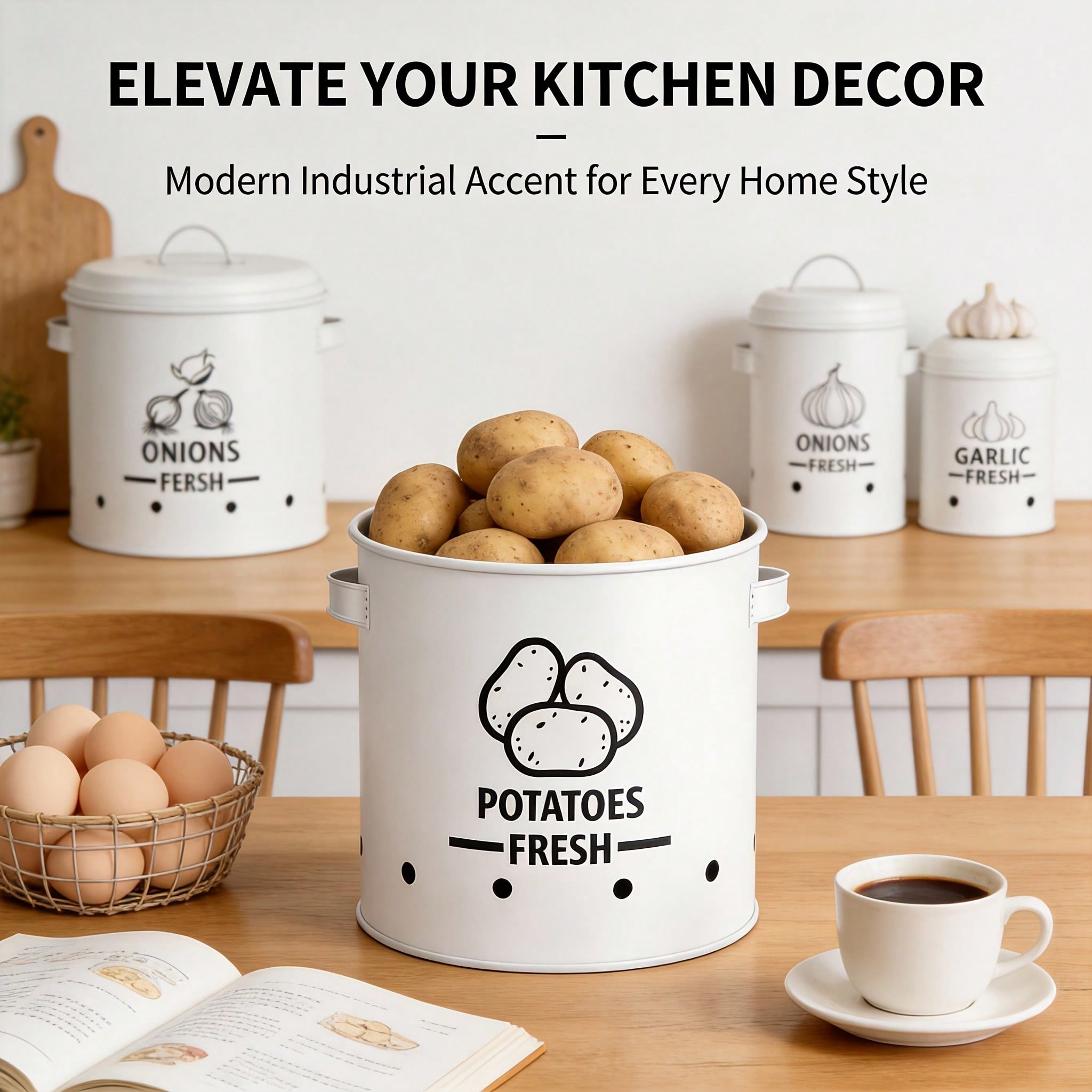 Aardappel Ui Knoflook Opbergba - Kitchen Gadgets Organizer recensie en prijs
