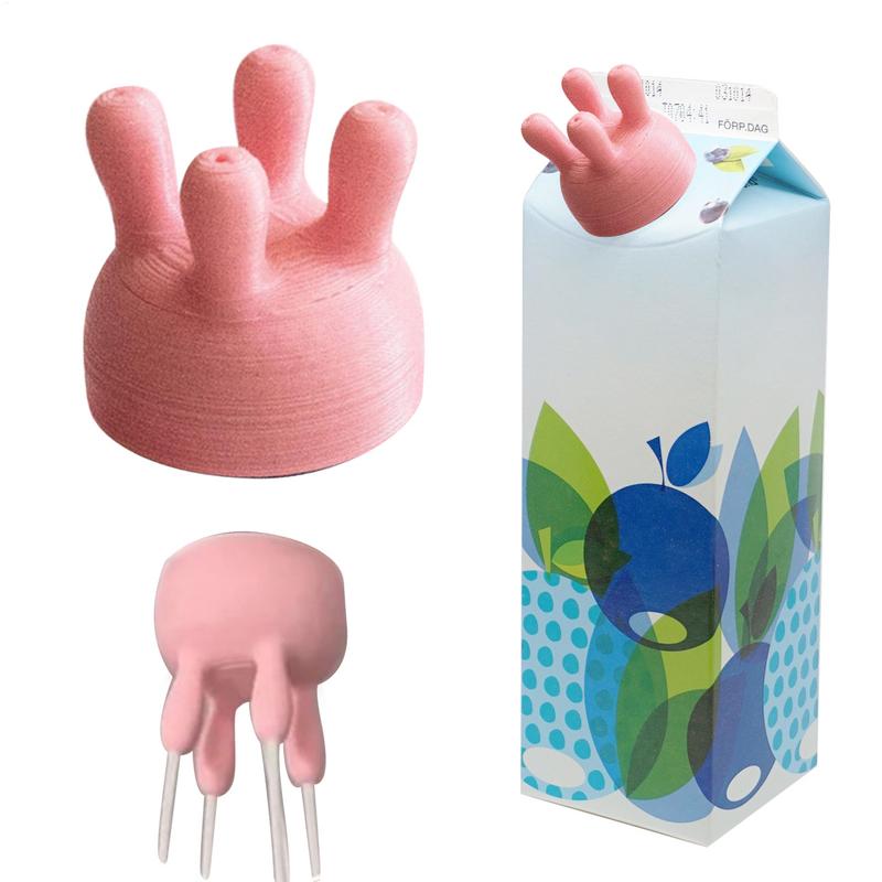 Melkfles Cap Melkpak Cap Melk  - Kitchen Gadgets To 3D Print recensie en prijs