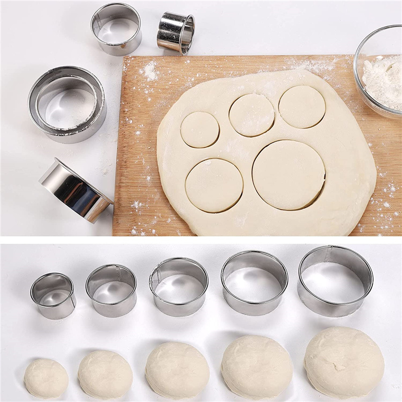 5PCS Ronde Rvs Biscuit Mold Kn - Kitchen Gadgets For Cooking recensie en prijs
